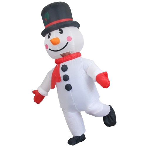 Transfronterizos nuevos trajes de Navidad de Papá Noel Gingerbread Man fiesta cos escenario disfraz accesorios ropa inflable
