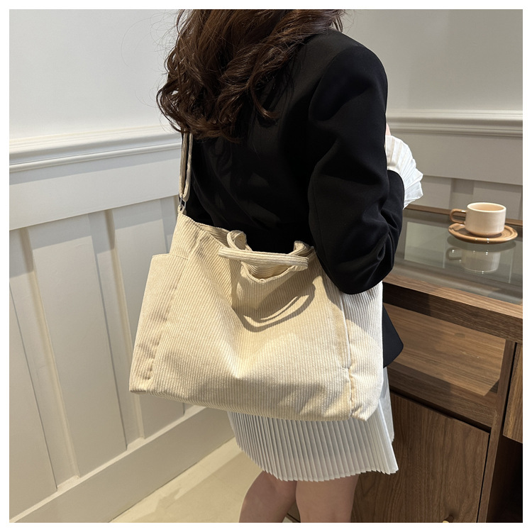 1083g Weight Synthetic Leather Lining Material Zipper Closure Type Single Shoulder Strap, Top Handle Strap Type Shoulder Bag, Handbag, Crossbody Bag Bags Type Daily Occasion corduroy Material Solid Color Pattern All Seasons Season Women's Gender Basic Style Square Shape Medium Size Women's Medium Corduroy Solid Color Basic Square Zipper Shoulder Bag Handbag Crossbody Bag 9