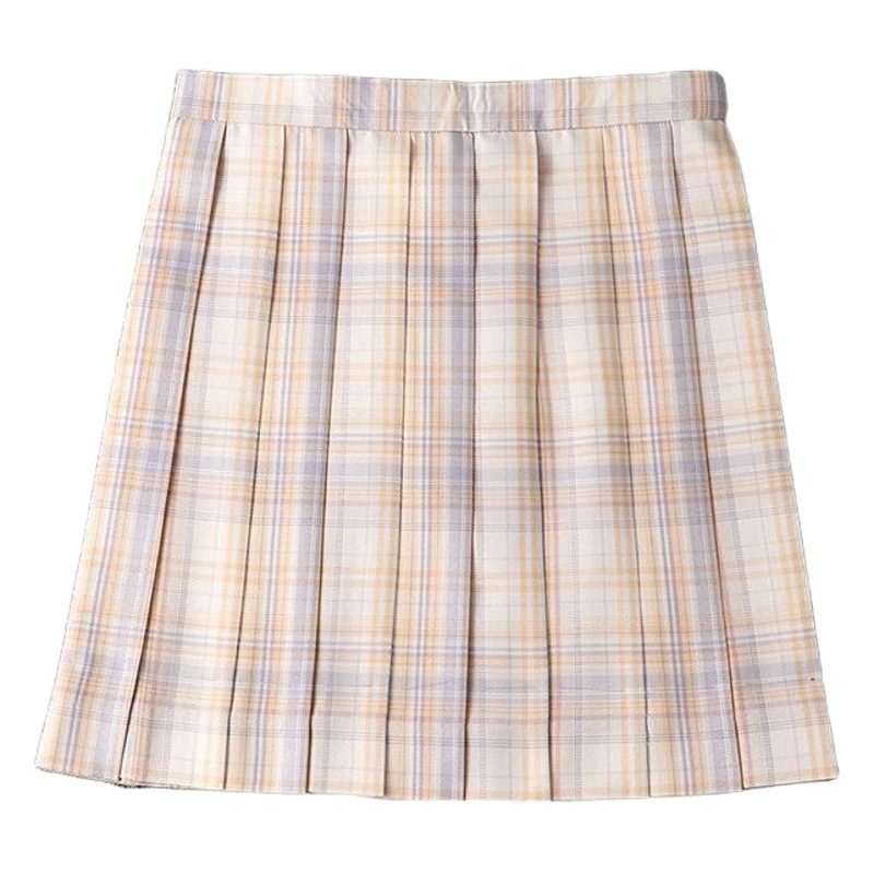 Genuine jk Plaid Skirt Middle Brand jk Uniform Set Gentle One-Knife Sailor Suit Pleated Skirt