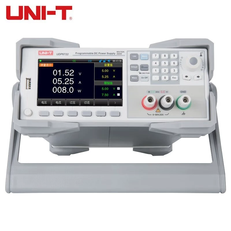 UNI-T Улид-переключатель постоянного тока стабилизируемый источник питания одноканальный широкий диапазон регулируемый UDP6722 80V/20A