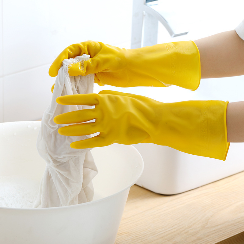 Slitstarka vattentäta latexhandskar för disk och hushåll_voghion.com