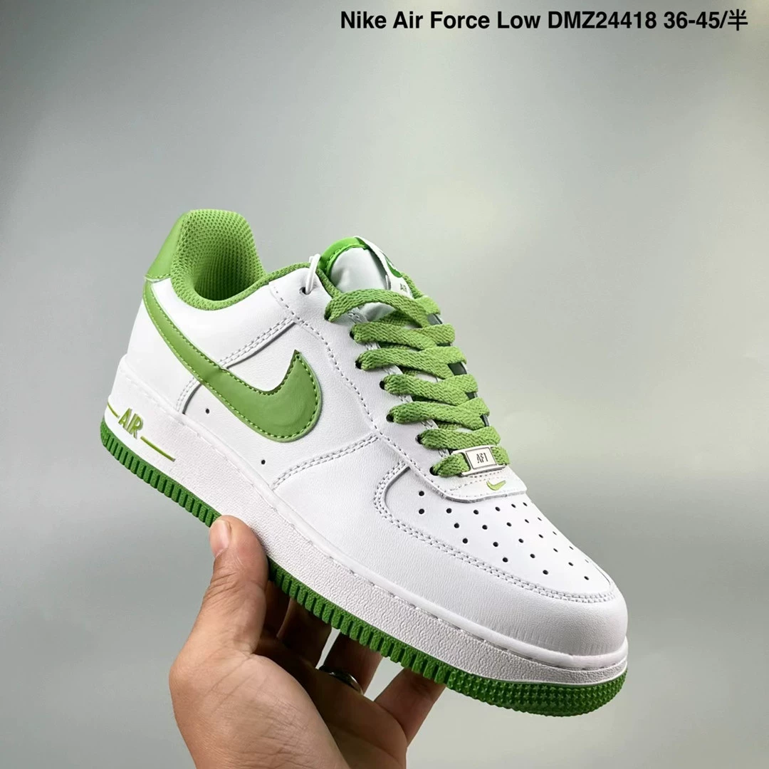 Nike Air Force 1, кожаные кроссовки для мужчин и женщин, белые кроссовки для отдыха
