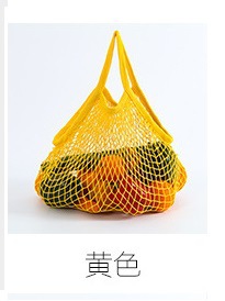 Haitao recomendar hueco de algodón tejido bolsa de malla de playa bolsa de malla de punto portátil ecológico bolsa de compras de algodón