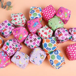 Children's 5cm small sandbags children's throwing square multi-color double-layer leak-proof sandbags thickened canvas wholesale