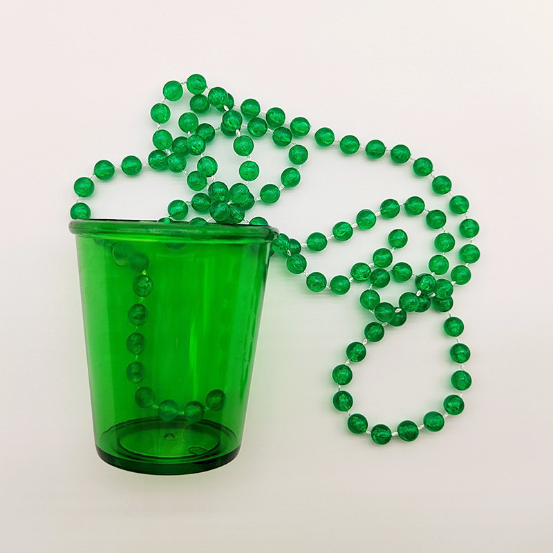 Macaron color transparente Cadena de cuentas Copa novia para ser FIESTA DE Navidad Halloween Fiesta de la boda
