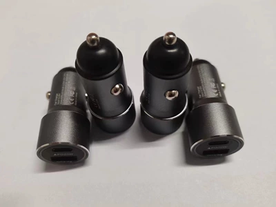 38W Car Super Fast Mobil şarj cihazları - light-body-microphone-pd20w-qc30-black