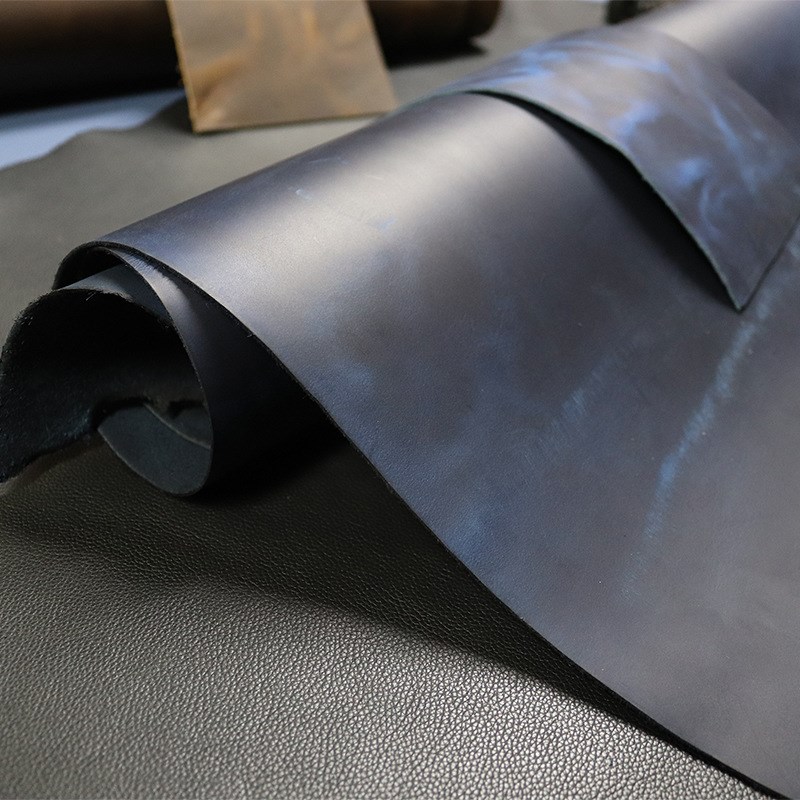 变色疯 意大利风格牛皮革直供头层牛I皮 diy手工箱包面料