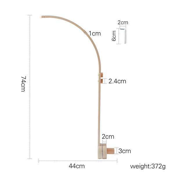 Crib toy, tubing