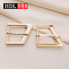 金属皮带扣工厂现货批发耐用腰带五金扣真皮皮带头锌合金日字针扣