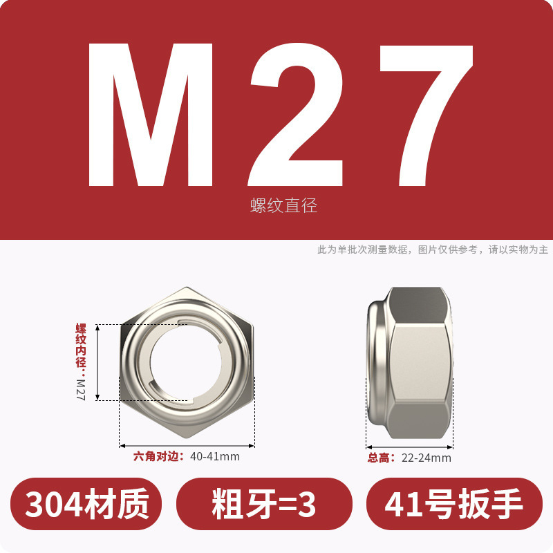 304ステンレス金属セルフロック六角ナット緩み止めねじキャップ止めロックナット|undefined
