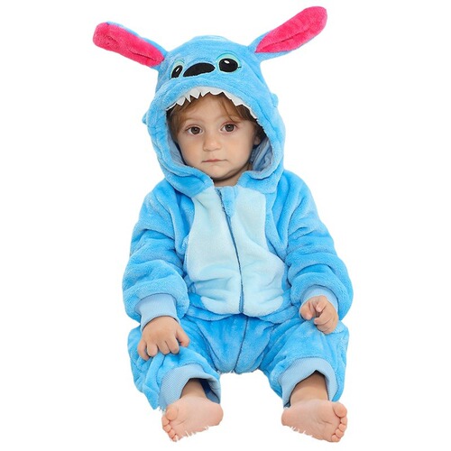 New style children's jumpsuit, baby A-grade flannel romper, children's performance costume, cross-border children's flannel romper