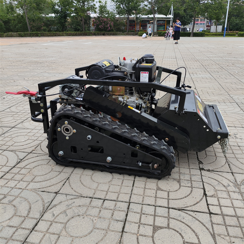 堤坝护坡割草机全地形水库边坡60度除草机 荒山除草清理机