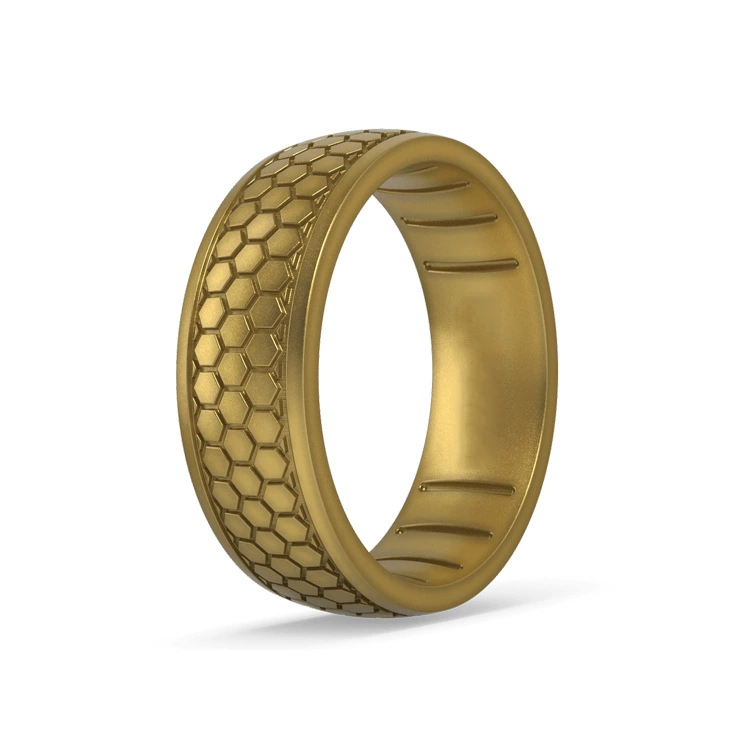 Three dimensional silicone fashionable ring, accessory, flowered, for beloved