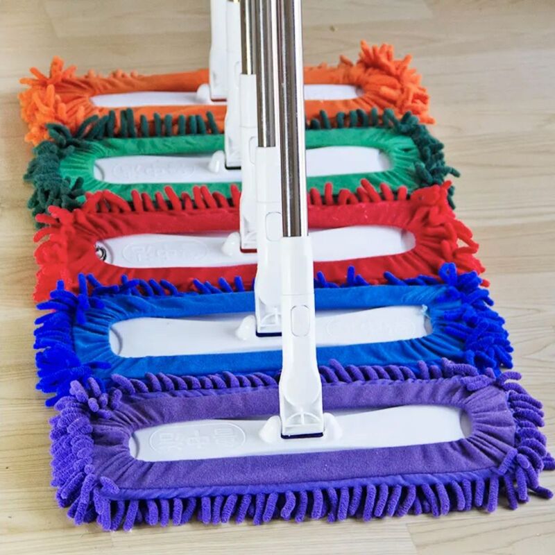 Large Chenille Mop Caterpillar Mop for Home Use, One-Step Clean for Wooden Floors and Tiles, Dual-Use for Dry and Wet Mopping, Cross-Border