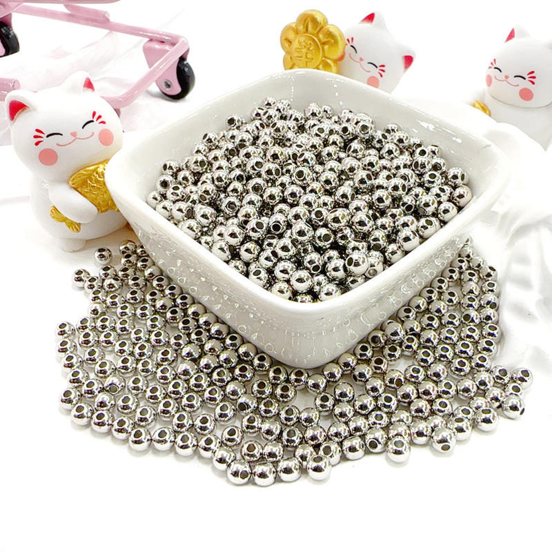 Wholesale Spacer Beads DIY Jewelry Accessories Materials 4mm Spacer Beads Bracelet Necklace Jewelry Beads