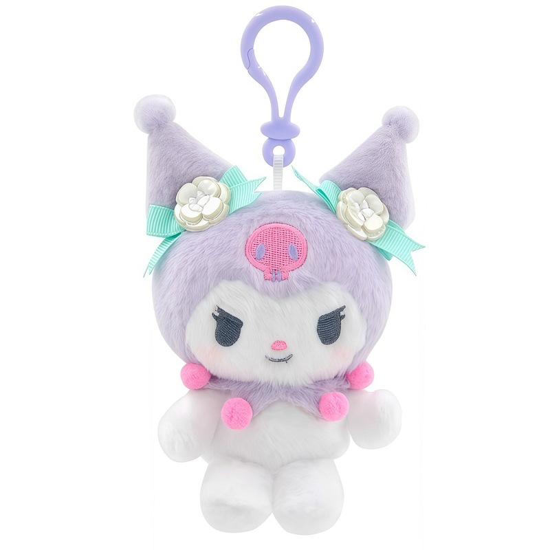 正版授权三丽鸥花卉系列HelloKitty库洛米美乐蒂毛绒公仔挂件玩偶|undefined