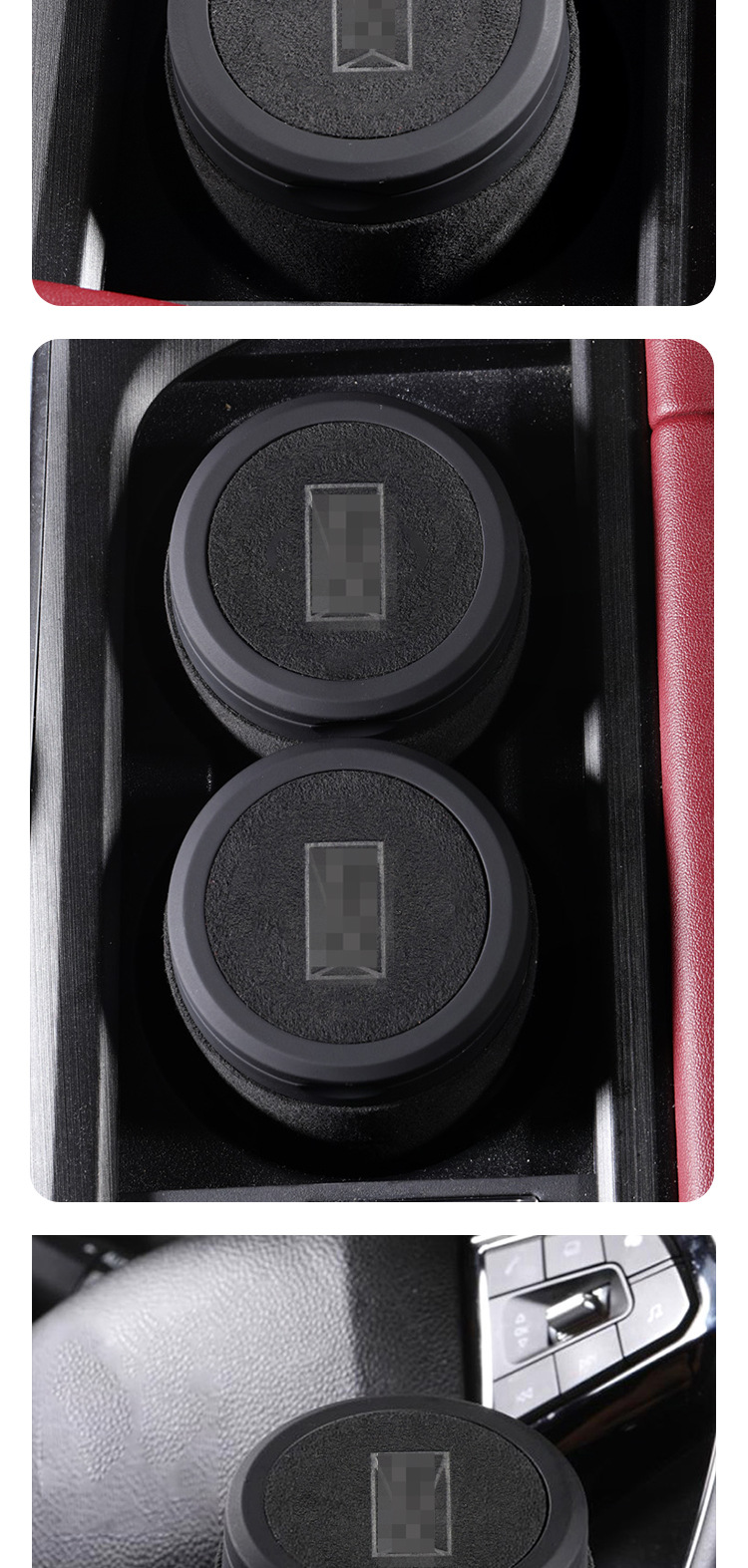 Suitable for Avita 23-26 Models 07 06 11 12Avatr Suede Car Ashtray Business with Light Cover