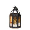 LED hand -lantern lantern small oil lamp LED candlelight Middle East Festival Candid Candle Typhoon Light Crafts Swing