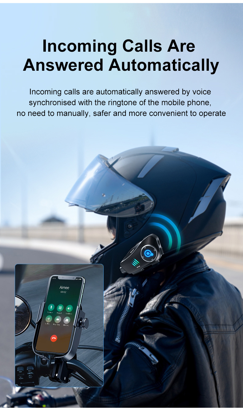 Q28 Helmet Bluetooth Headset Driving Recorder High-Definition Waterproof Motorcycle Helmet Headset Driving Recording Device