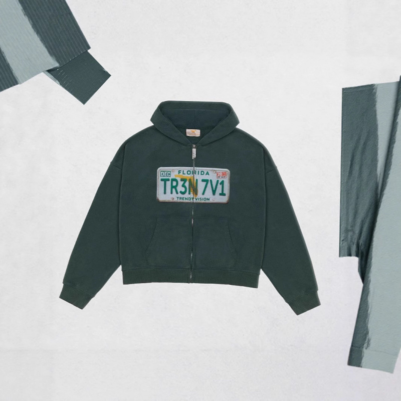 Men's Clothing Vintage Jacket Street Fashion European And American Wholesale Personalized Printed Zipper Sweatshirt Long Sleeved Pullover Hoodie_viptrois.com