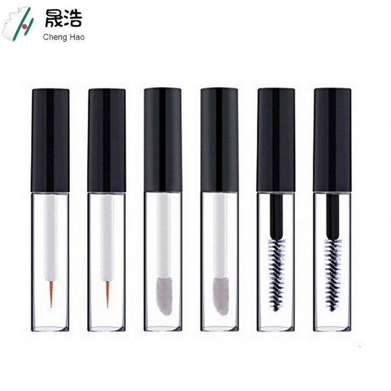 En stock 4ml rímel tubo de crecimiento de las pestañas botella de líquido brillo de labios sub-botella Delineador de ojos Pegamento de pestañas líquido material de embalaje