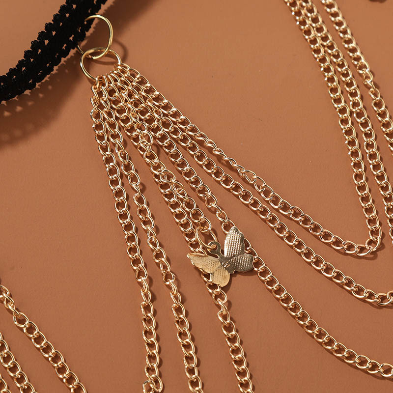 1 Piece Simple Style Bow Knot Alloy Plating Womenu0027S Body Chain