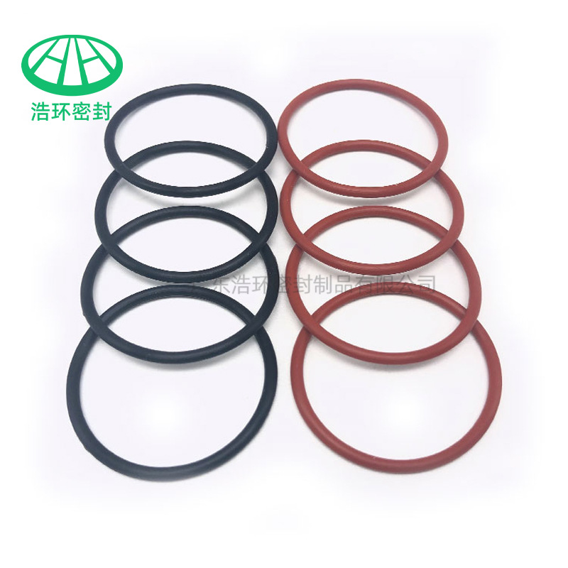 螺纹密封垫圈 固定防滑硅胶o形环 黑色白色红色硅胶圈 硅胶密封圈