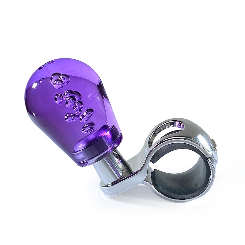 Car Steering Wheel Power Ball Acrylic Crystal Car Bearing Type 360 ° Labor-Saving Auxiliary Steering Ball