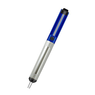 Semi-Aluminum Solder Suction Device Electric Soldering Iron Desoldering Suction Nozzle Automatic Rebound Manual Vacuum Strong Solder Suction Pump Soldering Gun