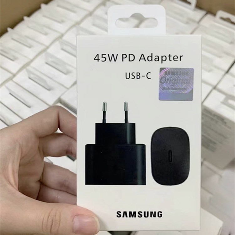 Suitable for Samsung 45W Fast Charging Head S23+ Original Note10+5G Charger S22Ultraa Super Fast Charging 2.0 Suitable for Samsung 45W Fast Charging Head S23+ Original Note10+5G Charger S22Ultraa Super Fast Charging 2.0