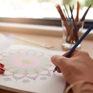 Anxiety Therapy Coloring Book for Teens & Adults
