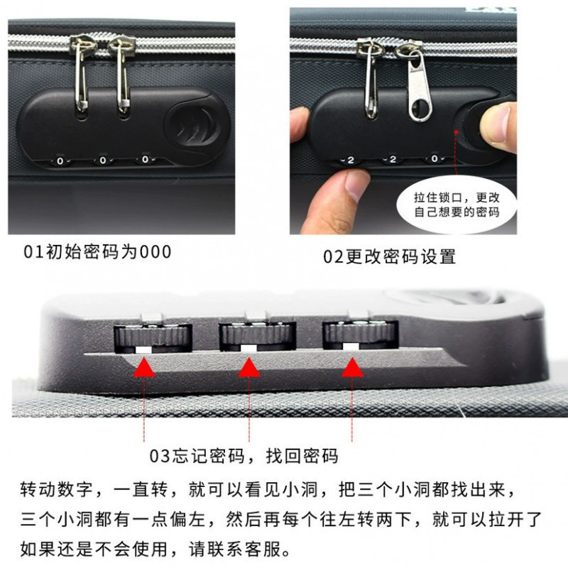 High quality waterproof capacious safe pencil case, lock for students, anti-theft
