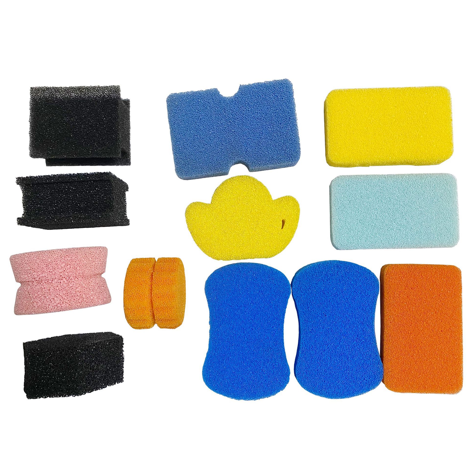 工厂批发硅胶过滤海绵 吸油洗碗厨房清洁擦洗宠物洗澡泡泡海绵