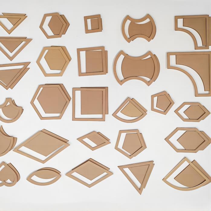 Herramienta de plantilla de mosaico de costura 27 piezas regla de plantilla acrílica transparente hecha a mano