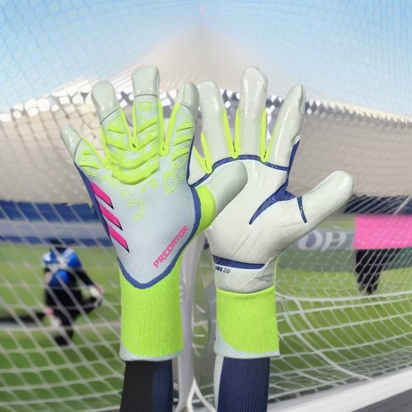 Finger-Covered Football Goalkeeper Gloves Latex Non-Slip Wear-Resistant Training Gloves Adult and Children's Finger Protection Gloves Goalkeeper