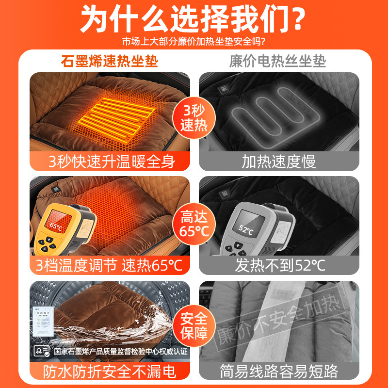 M9 자동차 난방 쿠션 M5 | M7 | S7 | S9 | R7 겨울 자동차 시트 전기 난방 쿠션 자동차 공급