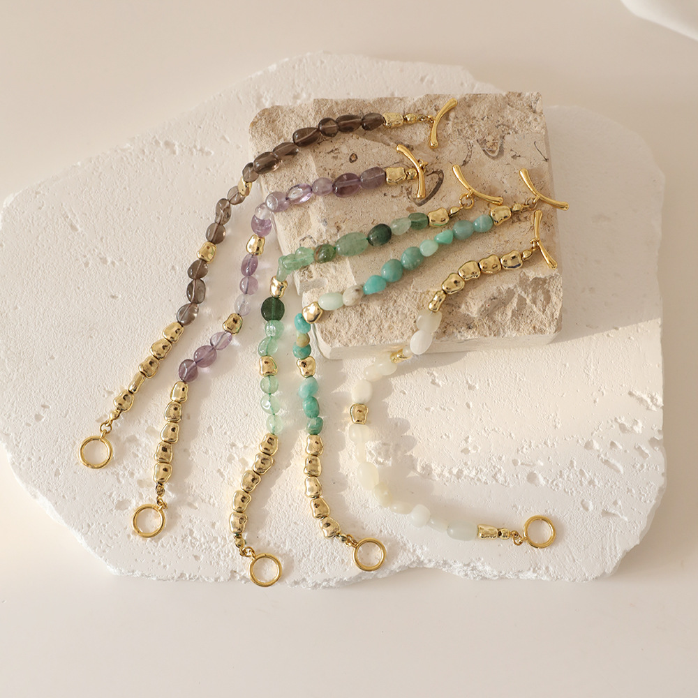 Casual, Daily Occasion Vintage Style Color Block Natural Stone Beaded Women's Bracelets