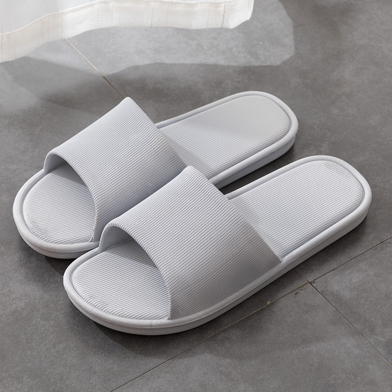 Zapatillas de hombre de verano para invitados a casa zapatillas antideslizantes de fondo suave para mujer
