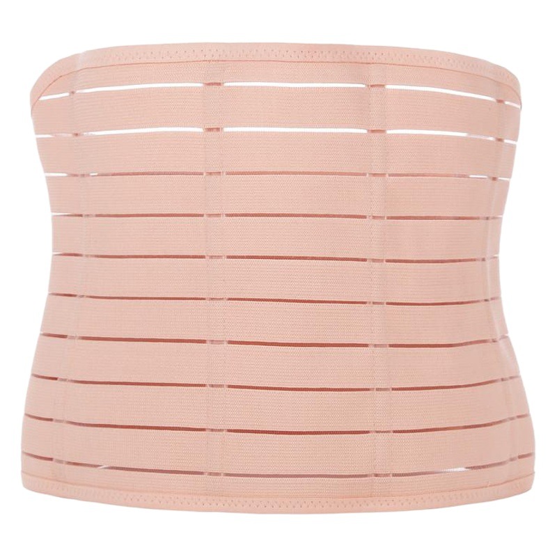 Cross-border postpartum strip abdomen belt breathable adjustable size stomach belt skeleton support special belly artifact