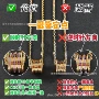 精工18k玫瑰金弹簧项链