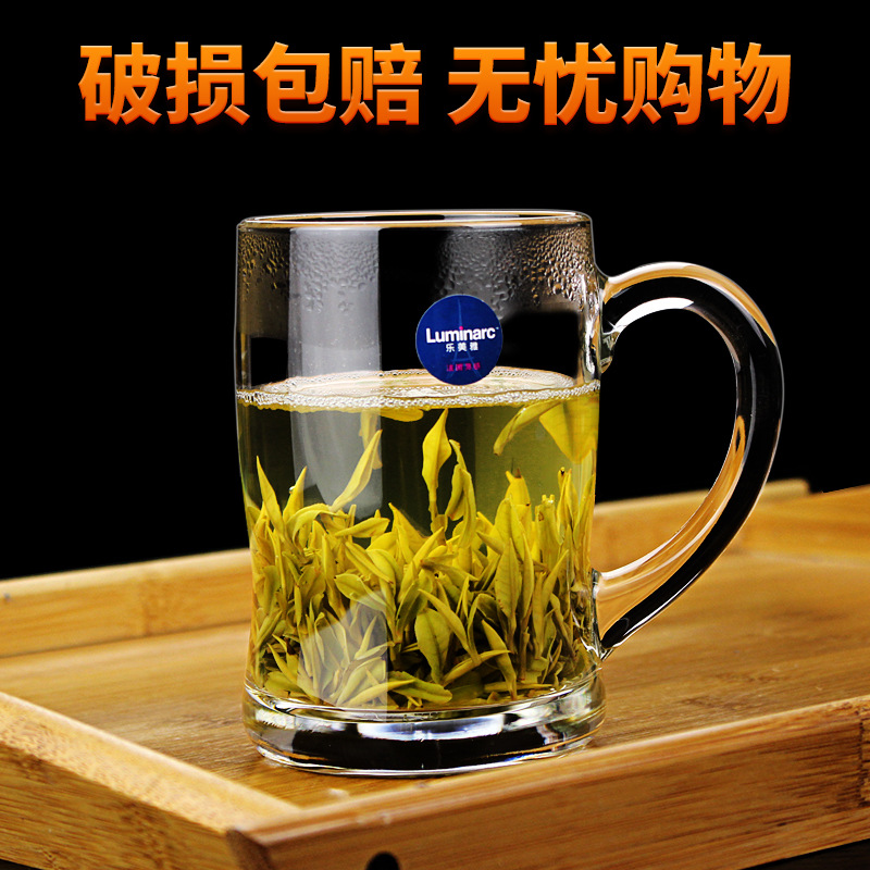 Handle for home use with glass