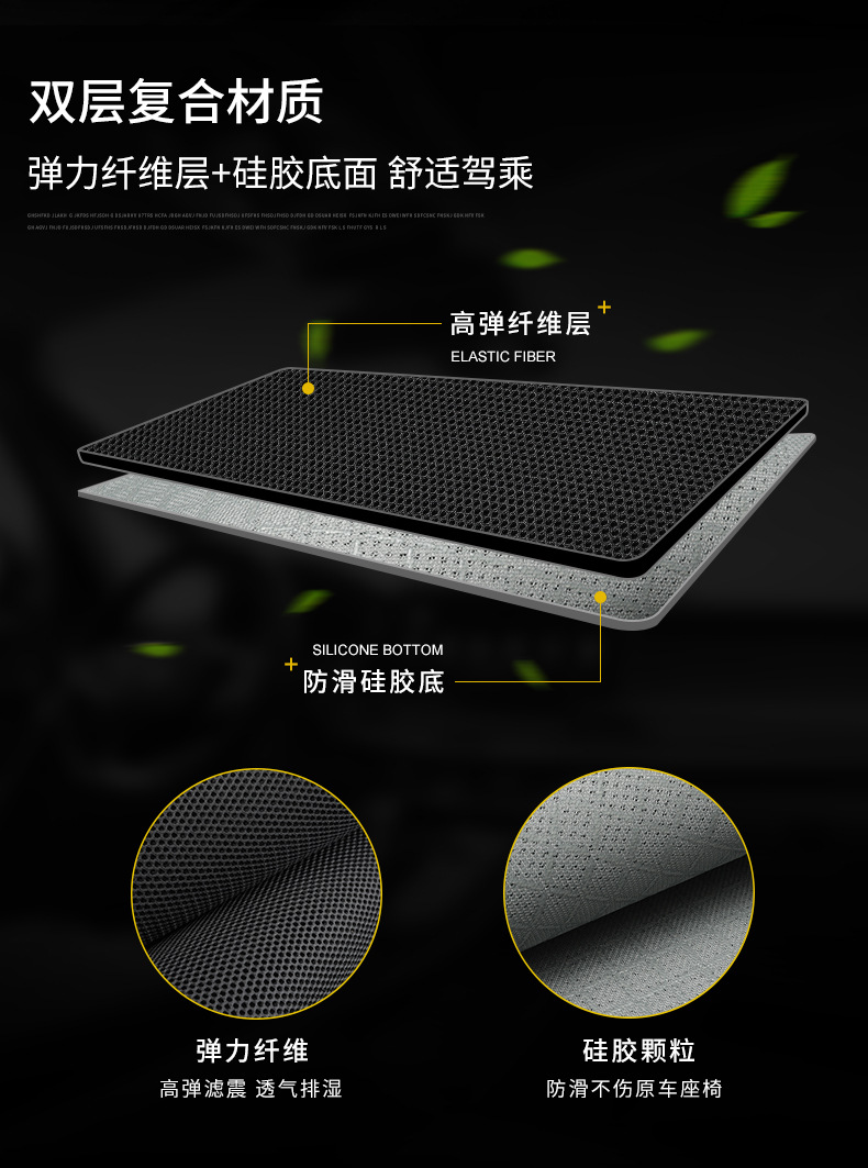 Suitable for BMW ice silk cushion 3 Series 5 Series 5 Series 1 Series 7 series X2X3X4X5iX3 summer breathable seat cushion cover