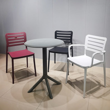塑料餐椅咖啡厅休闲椅塑料椅批发北欧创意餐椅现代简约奶茶店椅