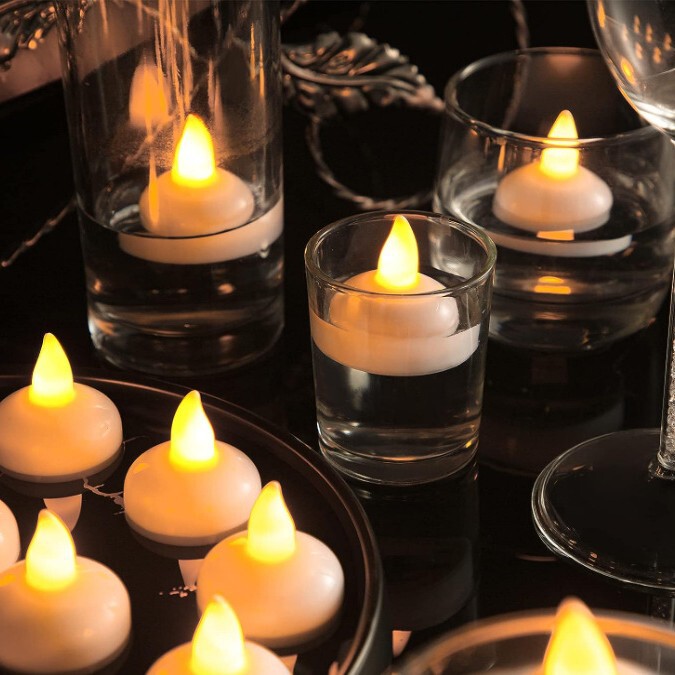 Cross-Border Waterproof Electronic Candle That Lights up When Exposed to Water, Romantic Candlelight, Simulated Candle, Floating, High-End Waterproof Led Candle Light Cross-Border Waterproof Electronic Candle That Lights up When Exposed to Water, Romantic Candlelight, Simulated Candle, Floating, High-End Waterproof Led Candle Light