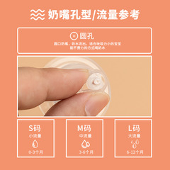 Food-grade liquid silicone wide-mouth nipple bottle 70mm diameter compatible with nipple gravity ball straw replacement part