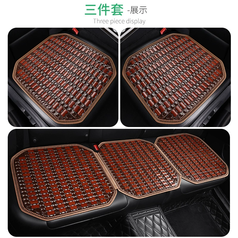 Летняя летняя Автомобильная подушка бамбуковый коврик летний маджонг внутренний Пятиместный бамбуковый Комплект из трех предметов задний ряд универсальный завод