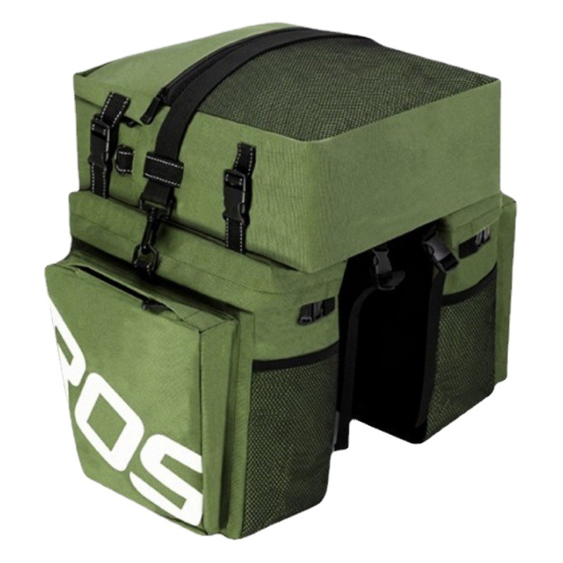 Lexuan bicicleta bolsa de transporte estante trasero bolsa de bicicleta de montaña accesorios de montar tres en uno Sichuan-Tíbet línea camello bolsa 14892