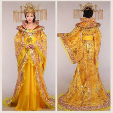 新款古装贵妃公主宫廷唐朝演出服仙女服装唐装汉服皇后拖尾