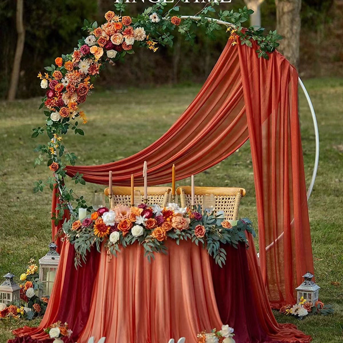 Guía de flores artificiales para boda