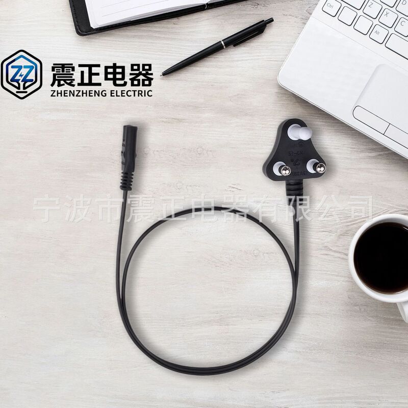 South Africa and India 3-Pin Plug to 8-Pin Plug Adapter 250V 1.83m 3-Core 10A Computer Ac Power Cord South Africa and India 3-Pin Plug to 8-Pin Plug Adapter 250V 1.83m 3-Core 10A Computer Ac Power Cord